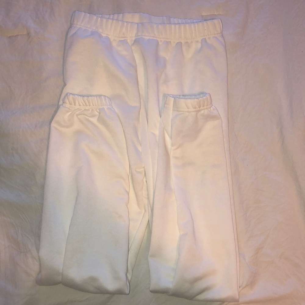 Nasty Gal White Sweatpants